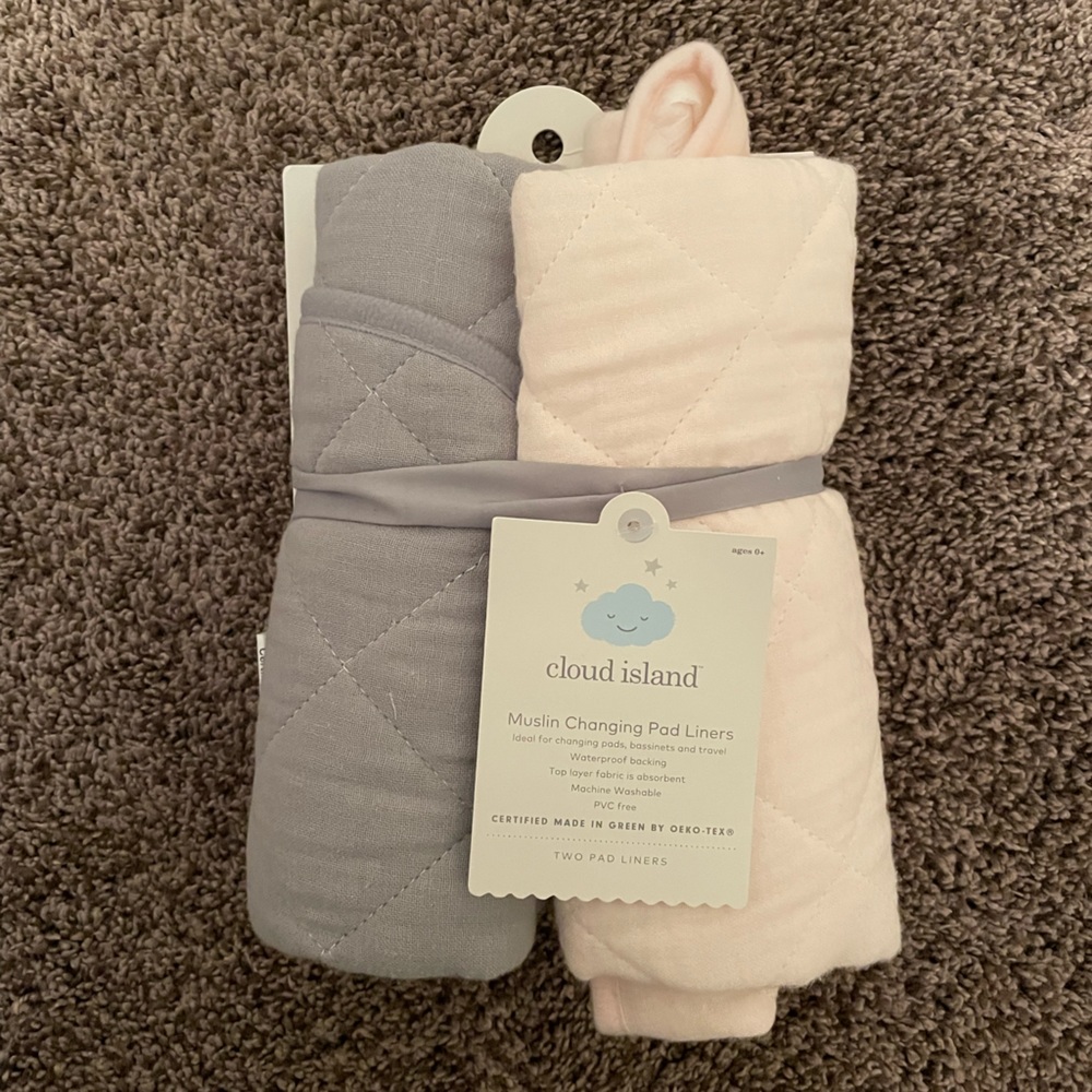 Cloud island changing pad cover